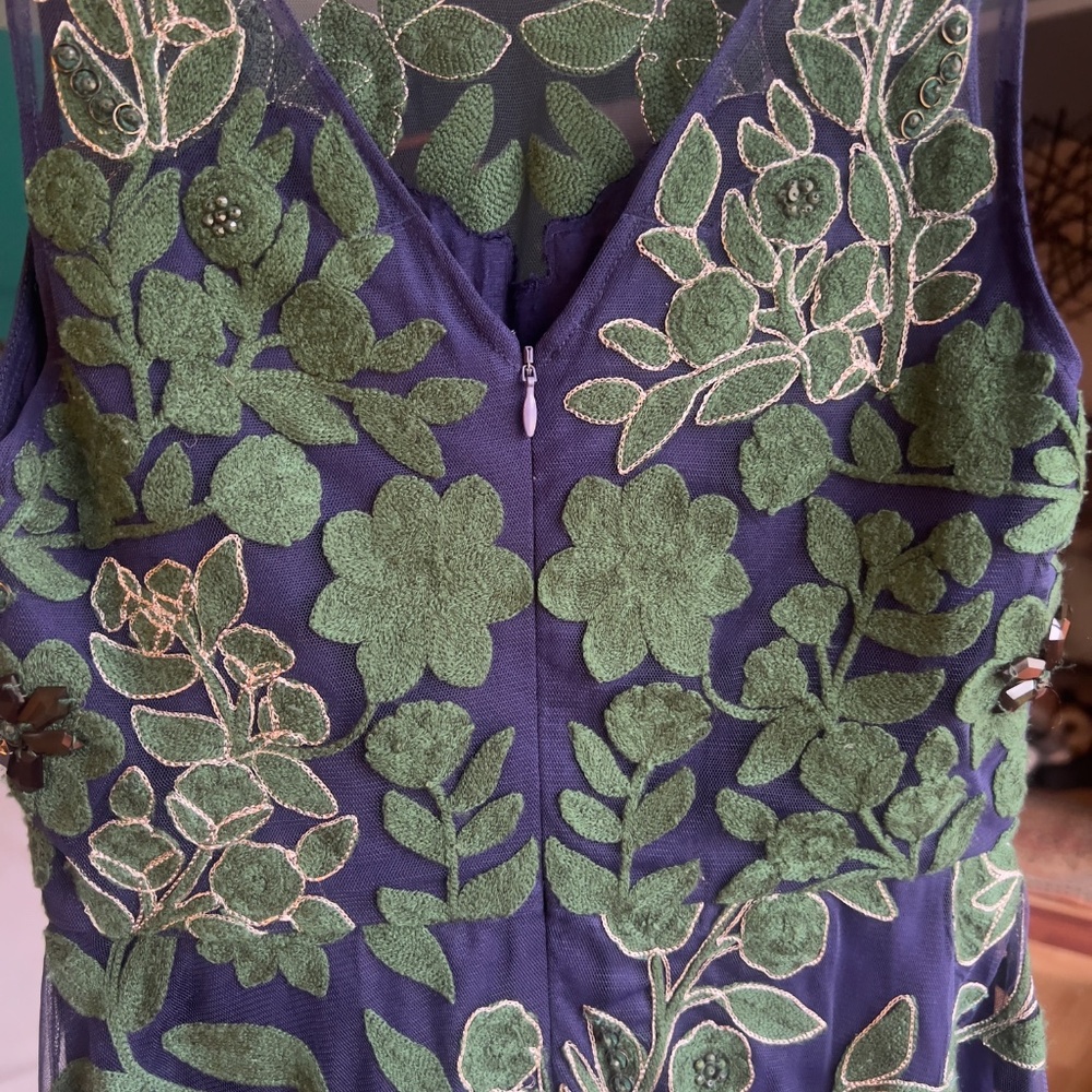 Embroidered Fern Dress from Anthropologie - Picture 7 of 9
